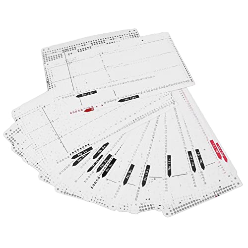 20 Muster Strickmaschinen-Punchkarte, Genauigkeit & Qualität, für KH860 KH868 KH891 KH892 KH893, Umfasst 1-20, Langlebiges und Professionelles Design mit Weichem Material, Austausch für 20 Muster Strickmaschinen-Punchkarte, Genauigkeit & Qualität, für KH860 KH868 KH891 KH892 KH893, Umfasst 1-20, Langlebiges und Professionelles Design mit Weichem Material, Austausch für von Qcwwy
