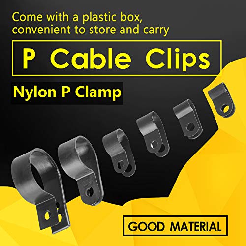 200pcs Starkes Nylon -P -Clamp/Holder Klemm Sortiment Kit für die Sicherung von Kabelkabel, für Enthusiasten und Fachkräfte, Easy Cable Management Lösung 200pcs Starkes Nylon -P -Clamp/Holder Klemm Sortiment Kit für die Sicherung von Kabelkabel, für Enthusiasten und Fachkräfte, Easy Cable Management Lösung von Qcwwy