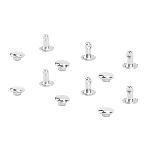 Ledernieten Kit 500 Einseitig Einseitiger Stollenschrauben Kit 5x5mm Runde Obere Edelstahl Leder Nieten Ledergürtel Reparatur Dekorative Nieten für Lederhandwerkstaschen Kleidung Ledernieten Kit 500 Einseitig Einseitiger Stollenschrauben Kit 5x5mm Runde Obere Edelstahl Leder Nieten Ledergürtel Reparatur Dekorative Nieten für Lederhandwerkstaschen Kleidung von Qcwwy