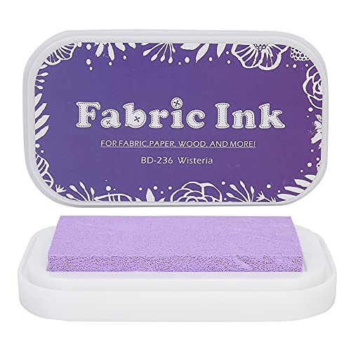 Qcwwy Lsushine Craft Stempelkissen, Best Stamp wasserdichte Stempelkissen Waschbare Stempelkissen für BD-236 Glyzinie von Qcwwy