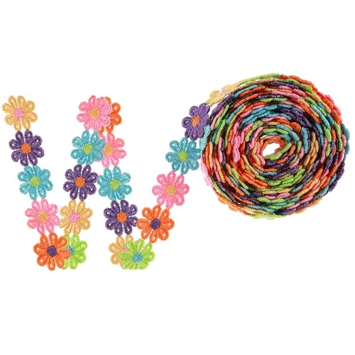 4.5 yard 25mm Blumen Spitzenband bestickte Applikation Kantenbesatz Gänseblümchen-Spitzenbesatz Band für Hochzeit Brautdekoration DIY Nähen Schneidern Kleidung Stickerei 4.5 yard 25mm Blumen Spitzenband bestickte Applikation Kantenbesatz Gänseblümchen-Spitzenbesatz Band für Hochzeit Brautdekoration DIY Nähen Schneidern Kleidung Stickerei von QfwdfcTrenz