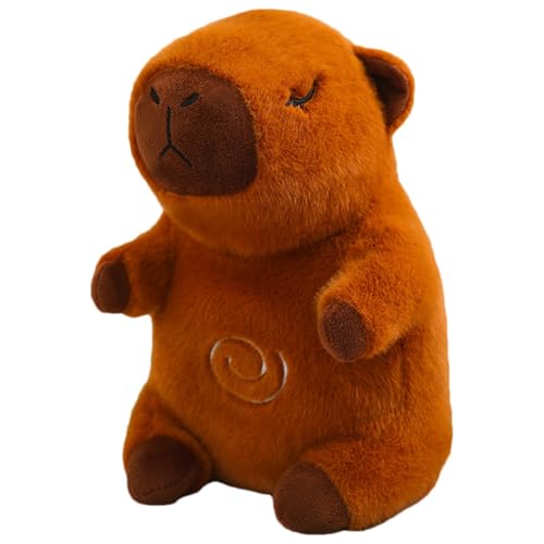 Capybara Stuffed Animal, Music Sleep Doll, Light-up Sleep Soother, Rhythmic Breathing Toy, Soft Doll for Kids, Sleep Aid for Adults, Plush Capybara Toy, Relaxation Stuffed Animal, Night Light Doll von Qhvynpo