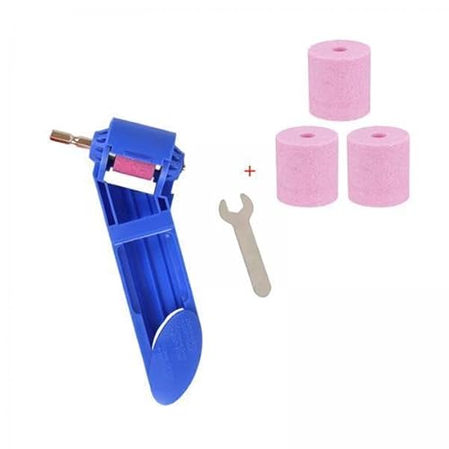 Qianly 2x Bohrer Schärfwerkzeug, Spitzer, Blaue Farbe, 17,8 Cm Lang, Robustes Zubehör Qianly 2x Bohrer Schärfwerkzeug, Spitzer, Blaue Farbe, 17,8 Cm Lang, Robustes Zubehör von Qianly