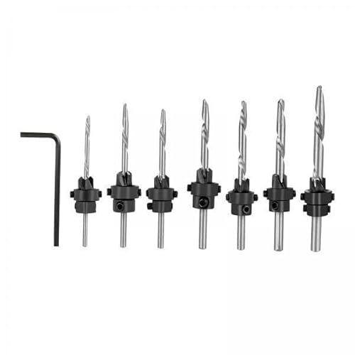 Qianly 3x Senkbohrer Set Holzbearbeitung Schraubenlochbohren Anfasbohrer Qianly 3x Senkbohrer Set Holzbearbeitung Schraubenlochbohren Anfasbohrer von Qianly