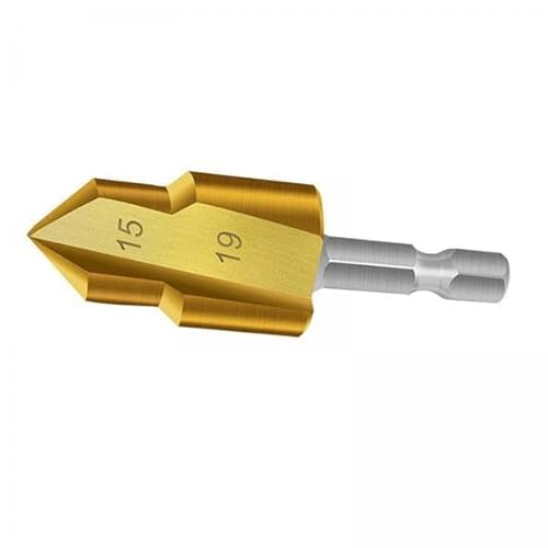 Qianly 6 X Ppr Stufenbohrer Zum Anheben, für Sanitärinstallationen Und Reparaturen, Professioneller Ersatz, Vielseitiger Schnellarbeitsstahl, Sechskantschaf Qianly 6 X Ppr Stufenbohrer Zum Anheben, für Sanitärinstallationen Und Reparaturen, Professioneller Ersatz, Vielseitiger Schnellarbeitsstahl, Sechskantschaf von Qianly