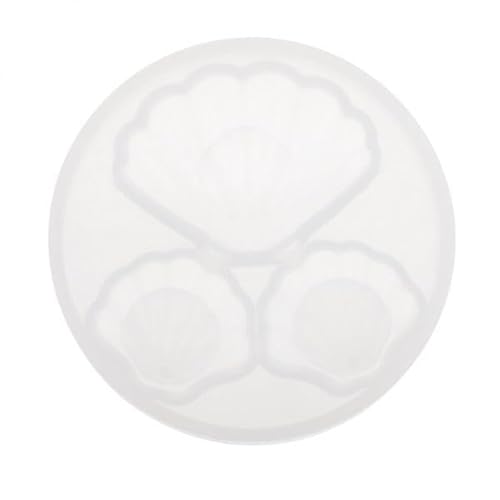 Qianly 6X Transparente Silikonformen in Muschelform für Schmuck Aus Epoxidharz von Qianly