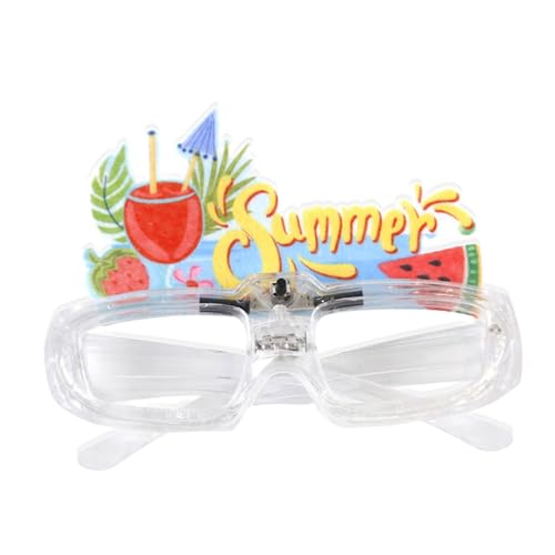 Qianly Brille Strahlender Begleiter für Besondere Anlässe, Wassermelone, 11.5 cm x 15.5 cm von Qianly