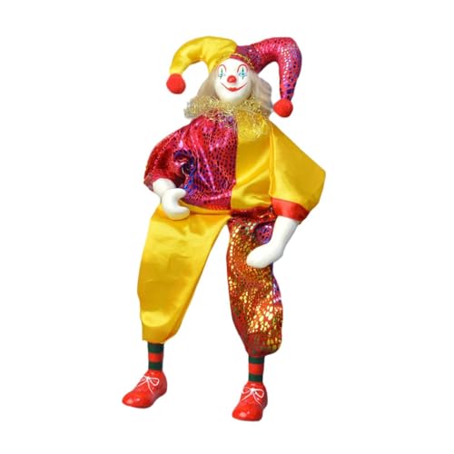 Qianly Clown Puppe Dekorative Clown Modell für Schlafzimmer Desktop Party Supplies von Qianly