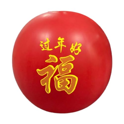 Qianly Großer Roter Ballon Aus Latex, 119,4 Cm Durchmesser für Outdoor Events, Style B von Qianly