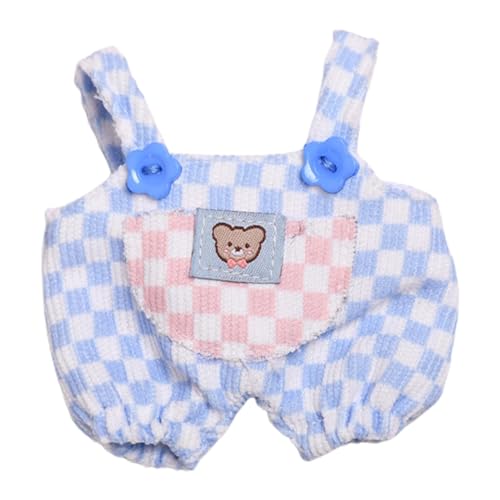 Qianly Puppenanzug Und Hose Set Gemütliche Kleidung für 17cm Puppen, Blau von Qianly