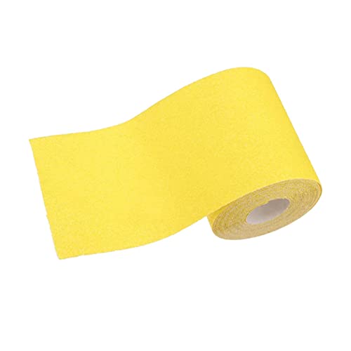 Qianly Sandpapierrolle 9,3 Cm X 5m Aluminiumoxid 40/80/120 Körnung für Werkzeuge, 120 Grit von Qianly