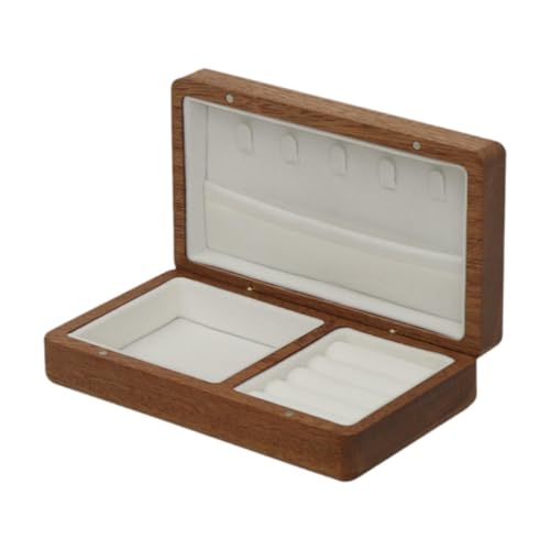 Qianly Schmuckstaierschachtel, Dekorative Schmuckschatulle, Treasure Storage Box, Souvenir Geschenkbox für Armbänder, Weißes Interieur von Qianly