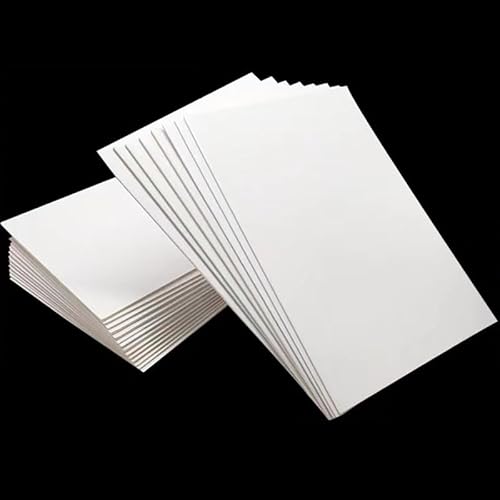 200 Blatt Blanko Postkarten A6, 10.5 x 14.8cm Weiße Karteikarten, 250g/m² Grußkarten Blanko Karten, perfekt zum kreativen Basteln,Selbstgestalten, beschriften oder bedrucken, white printable Postcards von Qikaara