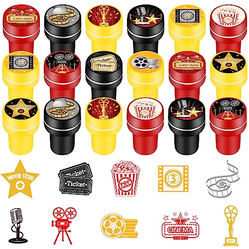 Qilery 60 Stück Filmabend Party Gastgeschenke Filmabend Stempel Filmabend Geburtstag Party Supplies Goody Bag Stuffer Filler Freunde Thema Gastgeschenke Dekorationen Preise von Qilery