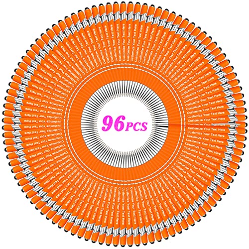Qingxily Personalisiert Kugelschreiber mit Gravur Hochwertig Personalisierter Metall Stylus Stift Soft-Touch-Kugelschreiber mit Namen Für Mädchen Männer Vielschreiber Schule Büro-96 Stück von Qingxily