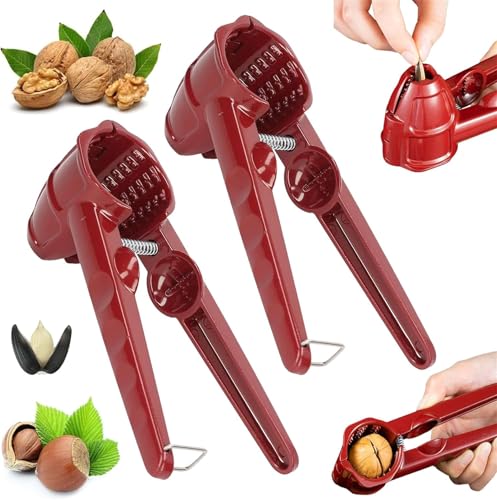 Sunflower Seed Peeler, Sunflower Seed Splitter, Sunflower Seed Sheller with Non-Slip Handles,Multifunctional Portable Sunflower Seed Cracker for All Kinds of Nuts, Melon Seeds (2Pcs) von Qoobom