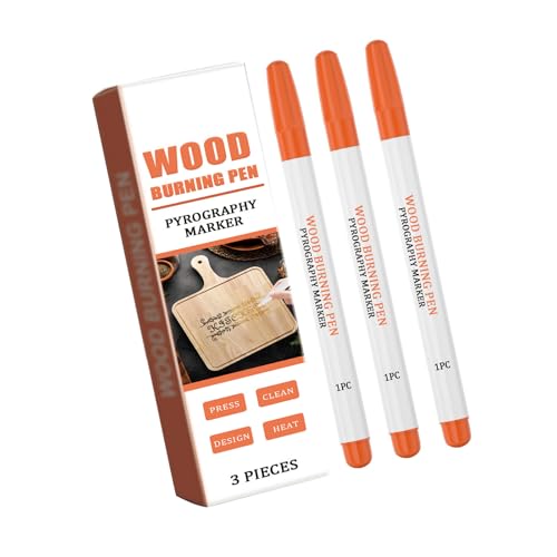 3 Teile/satz Holz Brennen Stift Scorch Stift Brandmalerei Marker Scorch Stift Marker Holz Brennen Marker Einfach Zu Bedienen von Qsvbeeqj