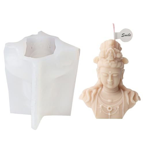 3D-Buddhas Silikon für handgefertigte Seife, Gips, Harz, Schreibtisch-Dekorationen für jeden Anlass von Qsvbeeqj