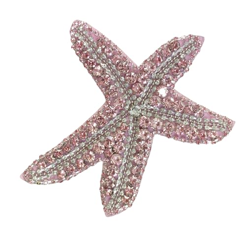 Elegante bestickte Seestern-Flicken mit Strasssteinen, zum Nähen, für Kleidung, Taschen und Hüte Elegante bestickte Seestern-Flicken mit Strasssteinen, zum Nähen, für Kleidung, Taschen und Hüte von Qsvbeeqj