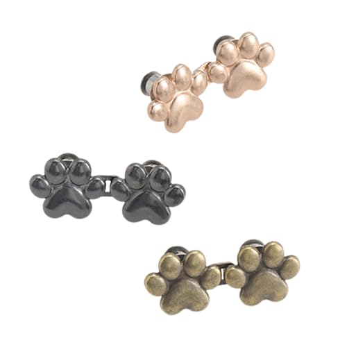 Paws Shape Fastening Buckle Metal Buttons Jeans Tighten Waist Buckle Disassembly Pin Buttons for Clothing von Qsvbeeqj