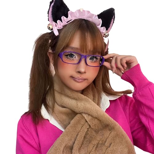 Qsvbeeqj Bunte Brillen, Rahmen ohne Linsen, Subkulturen, Brille, Anime, Cosplay, Requisiten, lustige Brillen von Qsvbeeqj