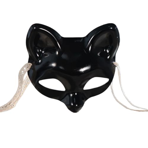 Qsvbeeqj Maskerade halbes Gesicht für Damen und Herren, Cosplay, Halloween, Augenmaske, Kostüm, Dekoration, Maskerade, Augenmund von Qsvbeeqj