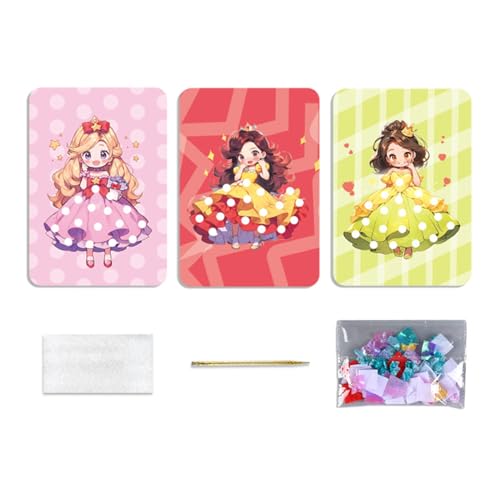 Qsvbeeqj Prinzessin Dress Up Stocherbuch Kreatives Aktivitätsset Für Mädchen Mit Bunter Kleidung Anziehspiel Mädchen von Qsvbeeqj