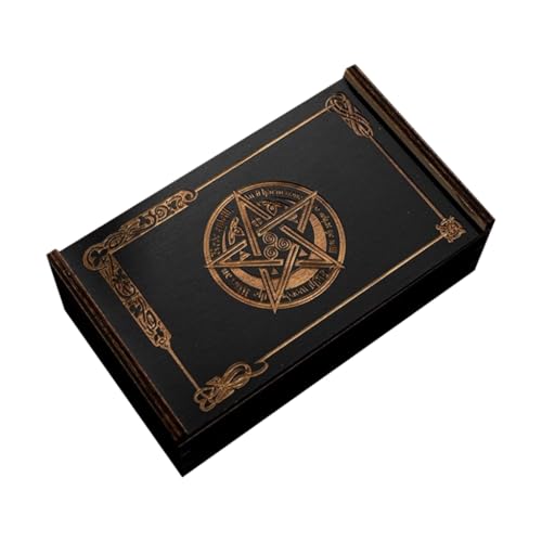 Qsvbeeqj Push Pull Tarot Karten Aufbewahrungsbox Aus Holz Tarot Karten Aufbewahrung Geschenke Etui Kleine Schmuckkästchen Tragbare Wahrsagerei Aufbewahrungsbox von Qsvbeeqj