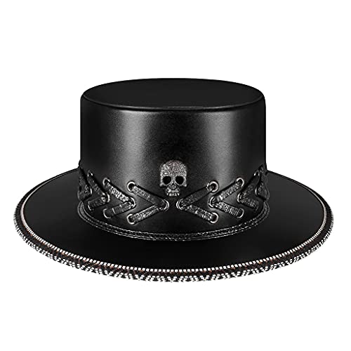 Qsvbeeqj Steampunk-Leder-Arzthut für Halloween-Kostüm-Requisiten, Cosplay-Party von Qsvbeeqj