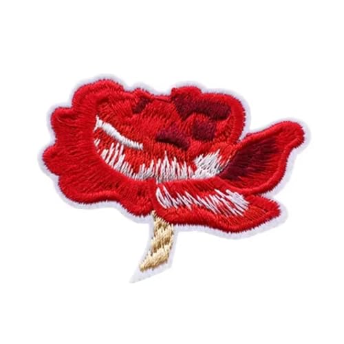 Reparaturflächen Auf/Bügeleisen Auf Flecken Blumen Bestickte Pflaster Applique Patches Für Rucksäcke Dekorationen von Qsvbeeqj