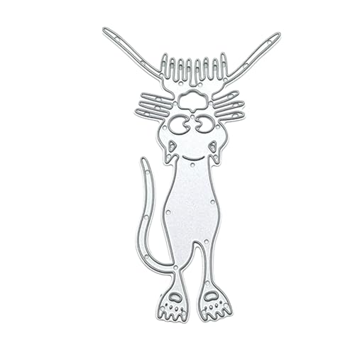 Tier-Metall-Stanzform mit Katze, Stanzschablonen für Foto, Scrapbooking, Karten, Alben, Dekorationen von Qsvbeeqj