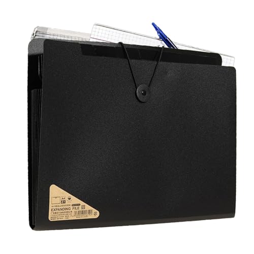 Folders for Documents | Labeled Pocket Folder | Filing Cabinet Organizer, 13 Pockets File Folders for Filing Cabinet with Labels, Ideal A4 Pocket Folder Organizer for Home and Travel Use von Quaeetyu