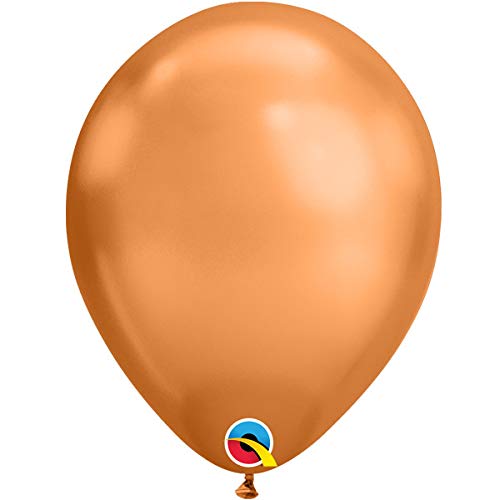 Qualatex 12937 Latex-Luftballons, Chrom, Kupfer, 17,8 cm, 50 Stück von Qualatex