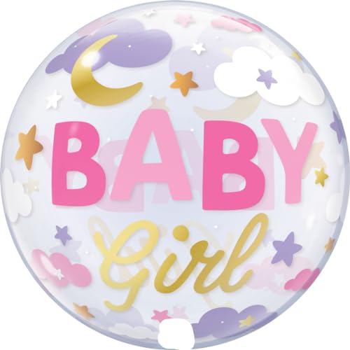 Qualatex 24904 Baby Girl Sweet Dreams Luftballon, 55,9 cm von Qualatex