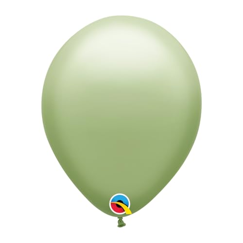 Qualatex 30356 Kaktus-Luftballons, rund, Latex-Partyballons, 27,9 cm / 27,9 cm, 100 Stück von Qualatex