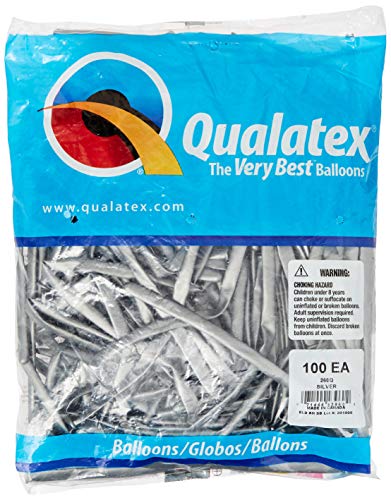 Qualatex 58282 Luftballons, silber von Qualatex