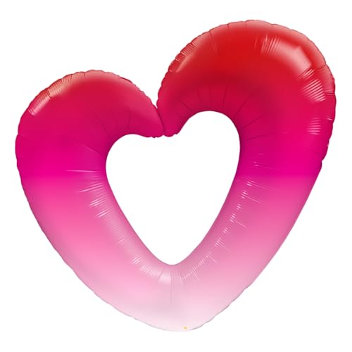 Qualatex Folienballon 16650, Herzform, 106,7 cm, Rosa von Qualatex