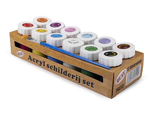 Quay Acrylfarben-Set, 12 Farben von Quay