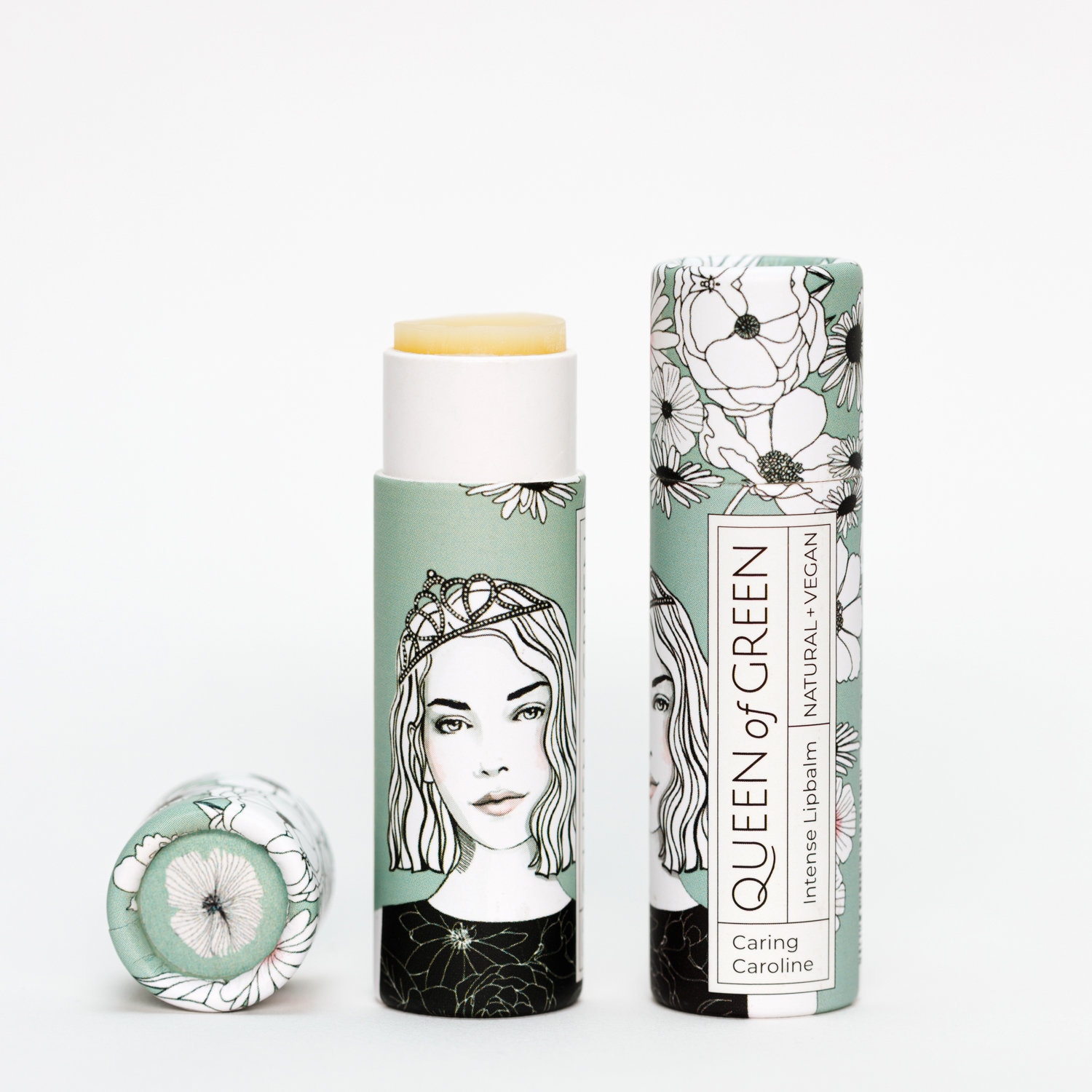 Intensiver Lipbalm Für Trockene Lippen - Mit Ringelblumenextrakt Und Bio-Jojoba- Mandelöl. Vegan, Plastikfrei, Nachhaltig von QueenofGreenBeauty