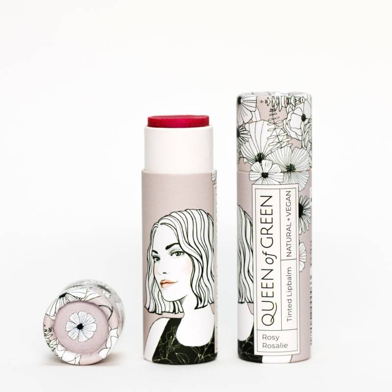 Zart Rosa Getönter Lipbalm, Intensiv Pflegend Dank Bio-Pflaumenkernöl Und Ringelblume. Plastikfreie Handgemachte, Vegane Lippenpflege von QueenofGreenBeauty