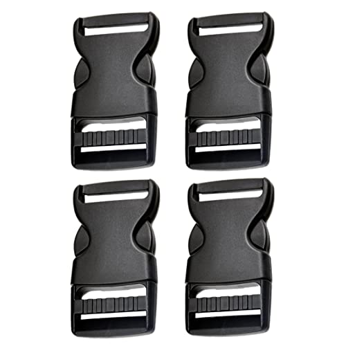 4pcs Schnalle- Double Side Release Schnallen - Steckverschluss Kunststoff Klickverschluss Klippverschluss Steckschließer Steckschnalle Ersatzschnalle Buckle Rucksack Klippverschlüsse für Rucksack 50mm von Quesuc