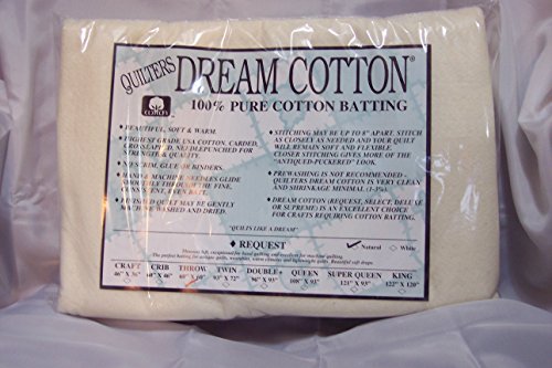 Quilter's Dream Batting- Natural Cotton Request- Thin Loft- Throw by Quilter's Dream Batting von Quilters Dream