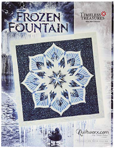 Quiltworx – Judy Niemeyer Quilting JNQ00242P2 Frozen Fountain Muster, ohne von Quiltworx - Judy Niemeyer Quilting