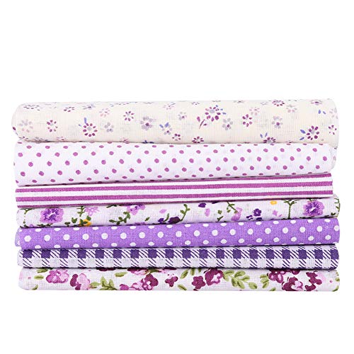 Qukaim 7pcs Set 100% Baumwolle Batiks Nähen Handwerk Tuch für DIY Brieftasche Kissenbezug Verschiedene Größen Ideal für Nähprojekte Stoff zum Basteln Qukaim 7pcs Set 100% Baumwolle Batiks Nähen Handwerk Tuch für DIY Brieftasche Kissenbezug Verschiedene Größen Ideal für Nähprojekte Stoff zum Basteln von Qukaim