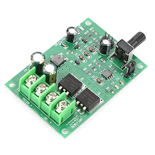 Qukaim DC Motor Controller High Power PWM DC Motor Drehzahlregler DC5-18V Motor Driver Board für Motorsteuerung Einstellbare Geschwindigkeit Kompaktes Design Geeignet für Verschiedene Anwendungen von Qukaim