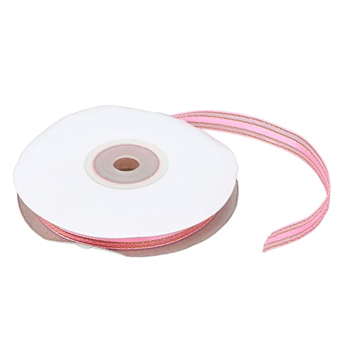 Qukaim Satinband, Polyester, Chiffon, Satinband, 1 cm, Hochzeitsdekorband für Blumensträuße und Girlanden, vielseitiges Geschenkband, weiche Textur, 4,5 m von Qukaim