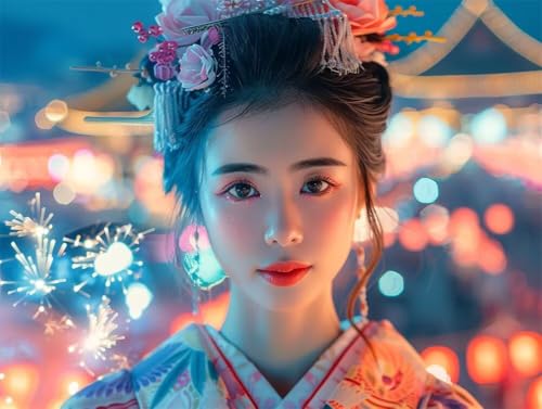 Erwachsene Diamond Painting DIY 5D Voll Bohren Set Süßes Kimono Mädchen Bild Diamant Gemälde Diamant Malerei Arts Craft Perfekt Für Entspannung Und Decor Quadratischer Diamant 55x75cm AE1651 Erwachsene Diamond Painting DIY 5D Voll Bohren Set Süßes Kimono Mädchen Bild Diamant Gemälde Diamant Malerei Arts Craft Perfekt Für Entspannung Und Decor Quadratischer Diamant 55x75cm AE1651 von Quxaoqiao