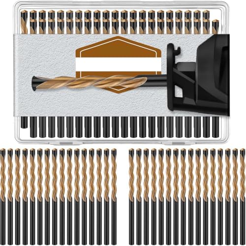 Qweradr 50 Stück Trockenbaubohrer, Pilot Point Schneidbohrer Durchmesser Trockenbaufräser Bohrer Trockenbauwerkzeuge für Spiralsäge von Qweradr