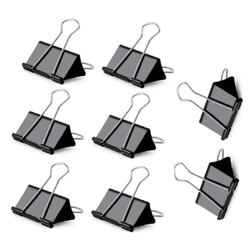 Qwertfeet Extragroßer Ordner, verdickter Ordner und Clip für Zeichenbrett, 6,1 cm (ca. 6,1 cm), 8 Stück von Qwertfeet