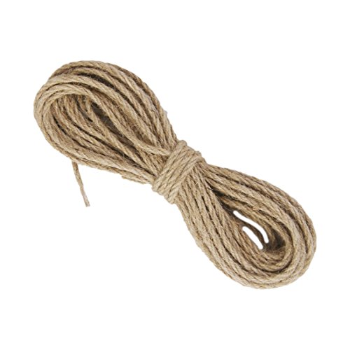 Qwertfeet Natürliches Hanfseil 10M Seil 3mm Sisal Seil Seil von Qwertfeet